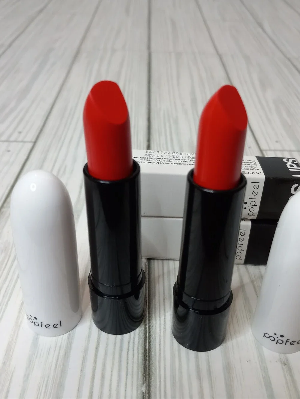 Popfeel Orange Red Lipsticks LB03